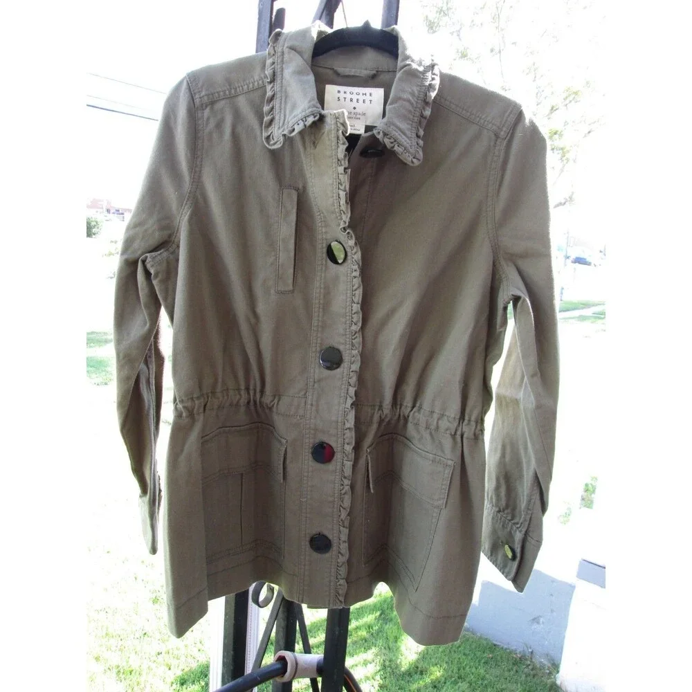 KATE SPADE BROOME STREET MILITARY JACKET SIZE S (NWT $348)
